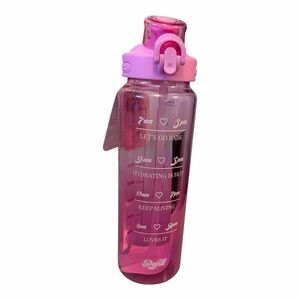 Paris Hilton Motivation Pink Ombré Bottle Flip Top Pink 32 Oz. Water Bottle